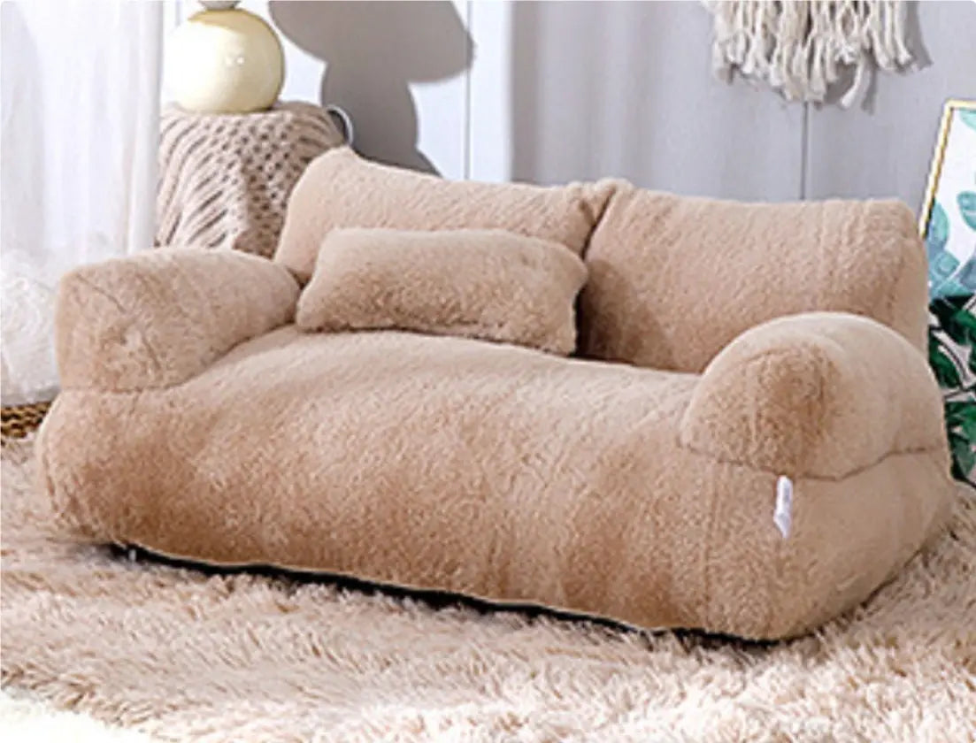 Luxury Cat Bed Sofa - Warm Plush Nest for Small & Medium Dogs and Cats - Directbuyers