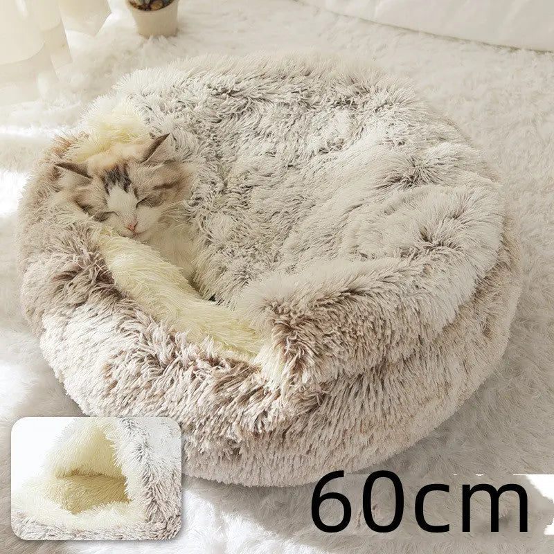 2-in-1 Dog & Cat Bed - Plush Warm Winter Bed for Pets Directbuyers