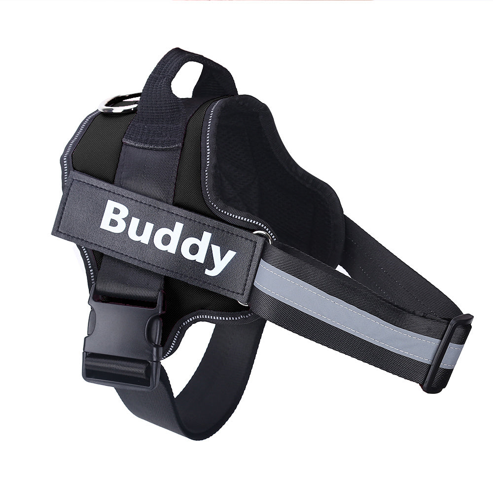 Personalized No-Pull Dog Harness - Reflective, Breathable & Adjustable Vest for All Sizes Directbuyers