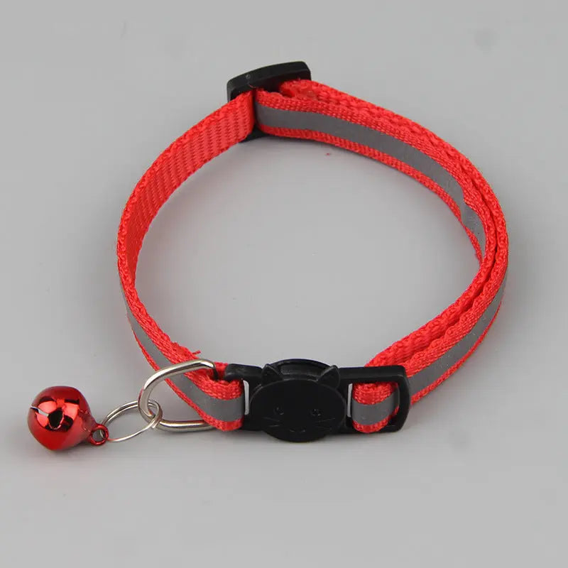 Color Reflective Cat Head Safety Buckle Collar - Directbuyers