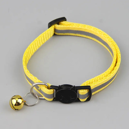 Color Reflective Cat Head Safety Buckle Collar - Directbuyers