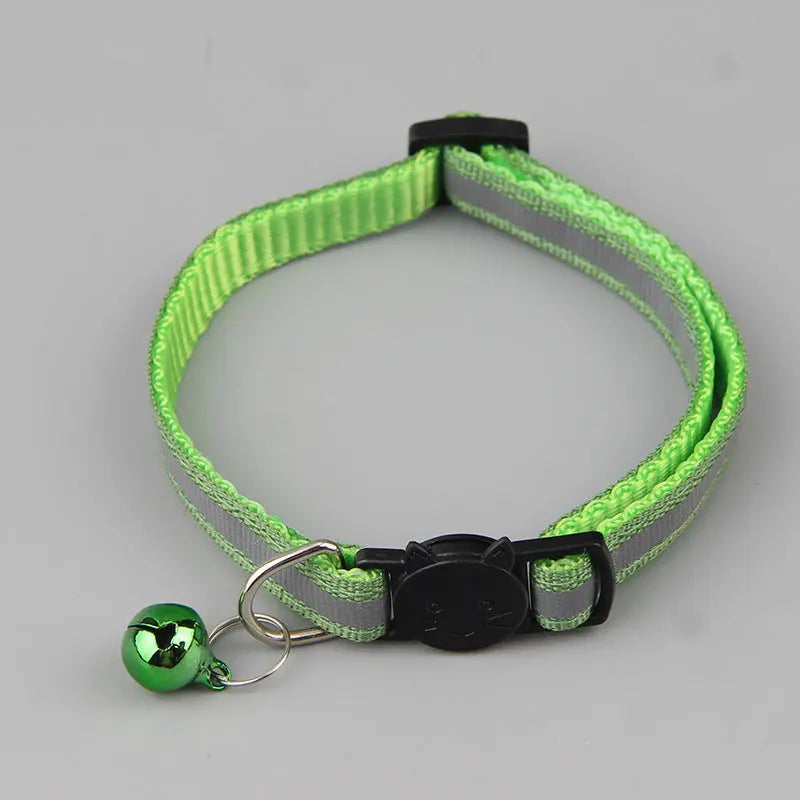 Color Reflective Cat Head Safety Buckle Collar - Directbuyers