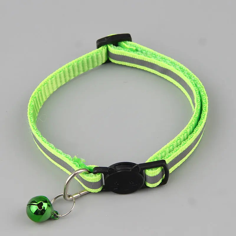 Color Reflective Cat Head Safety Buckle Collar - Directbuyers