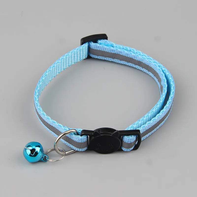 Color Reflective Cat Head Safety Buckle Collar - Directbuyers