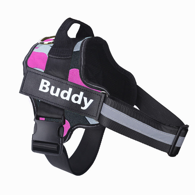 Personalized No-Pull Dog Harness - Reflective, Breathable & Adjustable Vest for All Sizes Directbuyers