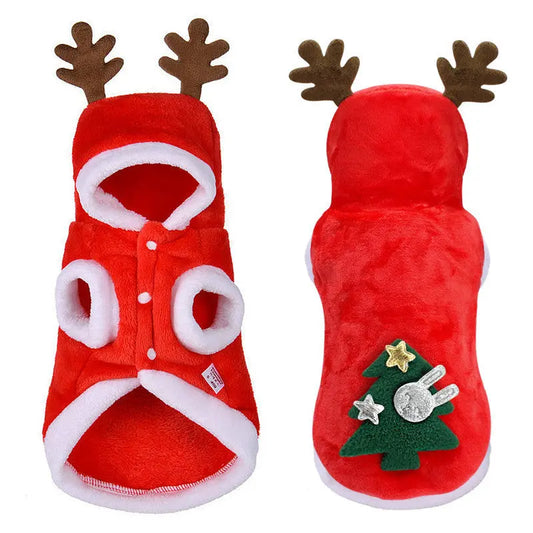 Pet flannel elk christmas clothes Directbuyers