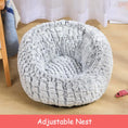 Carica l'immagine nel visualizzatore della galleria, Pet Bed Soft Non-Slip Plush Kennel Round Cat Dog Nest Cushion Directbuyers
