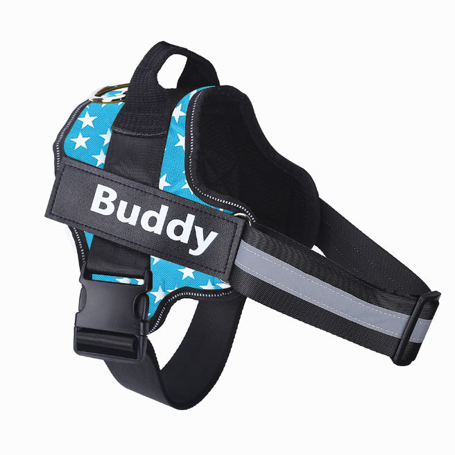 Personalized No-Pull Dog Harness - Reflective, Breathable & Adjustable Vest for All Sizes Directbuyers