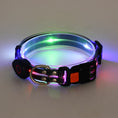 Load image into Gallery viewer, LED Luminous Collar Rechargeable Pet Collar Nylon Tow Rope Directbuyers
