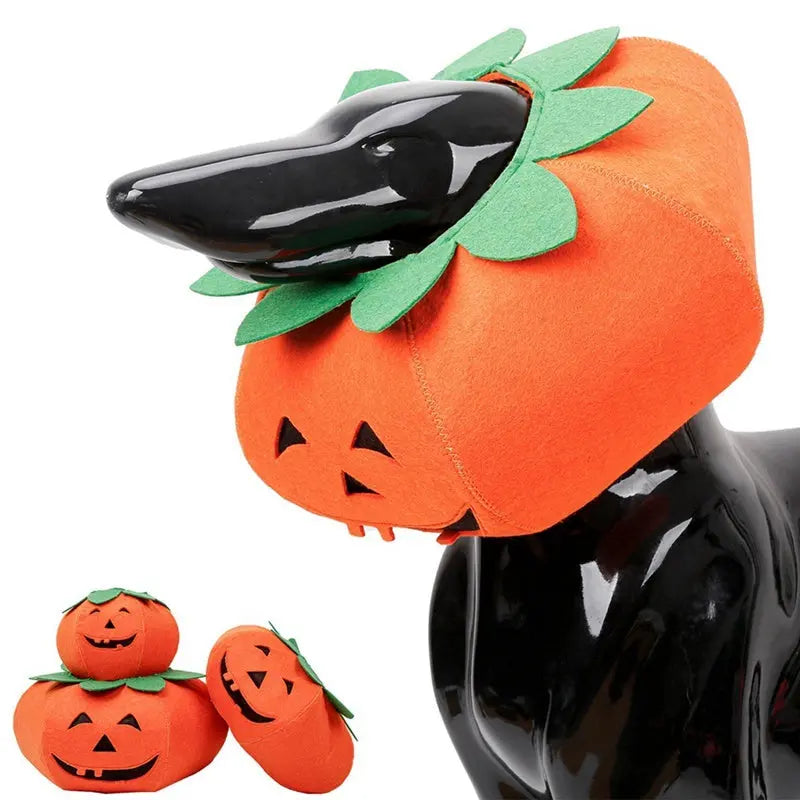 Pet Halloween Pumpkin Collars Cute Pet Cosplay Accessories Directbuyers