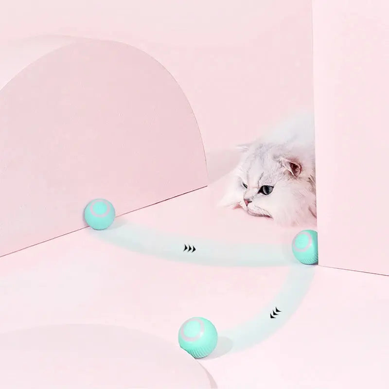 Remote Control Interactive Cat Car Toy - USB Charging Self-Moving Smart Toy Directbuyers