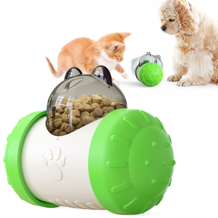 Educational Interactive Pet Toys - Dog & Cat Leaking Food Ball and Swing Bear Directbuyers