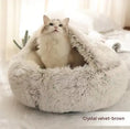 Gallery viewerに画像を読み込む, 2-in-1 Dog & Cat Bed - Plush Warm Winter Bed for Pets Directbuyers
