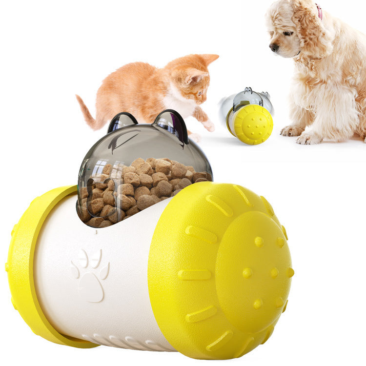 Educational Interactive Pet Toys - Dog & Cat Leaking Food Ball and Swing Bear Directbuyers