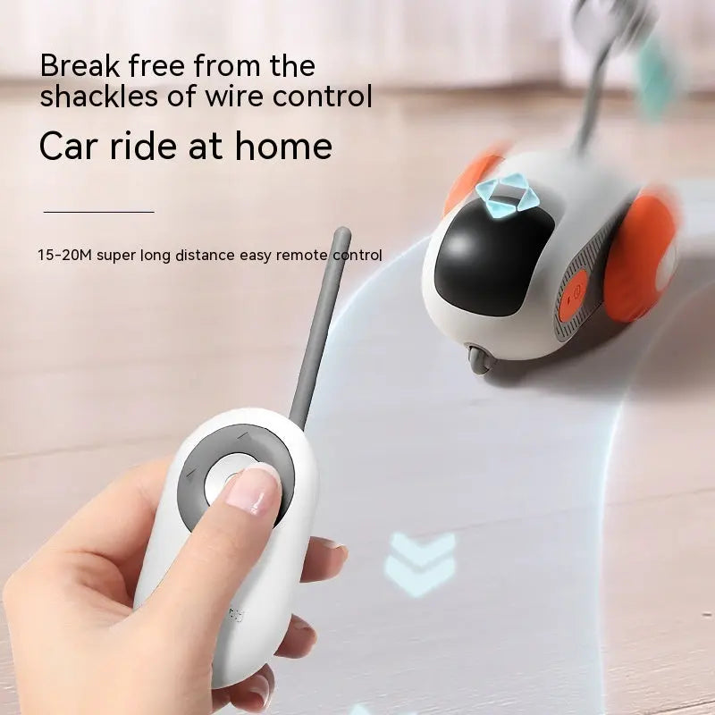 Remote Control Interactive Cat Car Toy - USB Charging Self-Moving Smart Toy Directbuyers