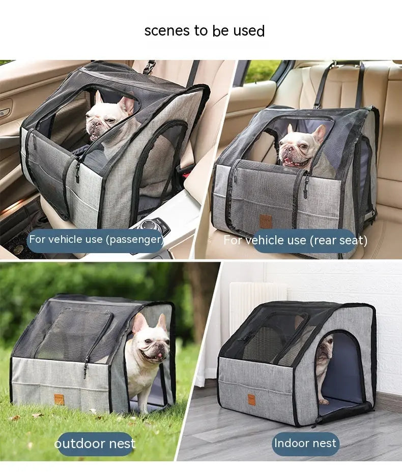 Pet Car Supplies Dog Dog Cage Nest Go Out Portable - Directbuyers