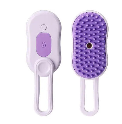 3-in-1 Cat & Dog Steam Brush - Electric Spray Grooming & Massage Comb - Directbuyers